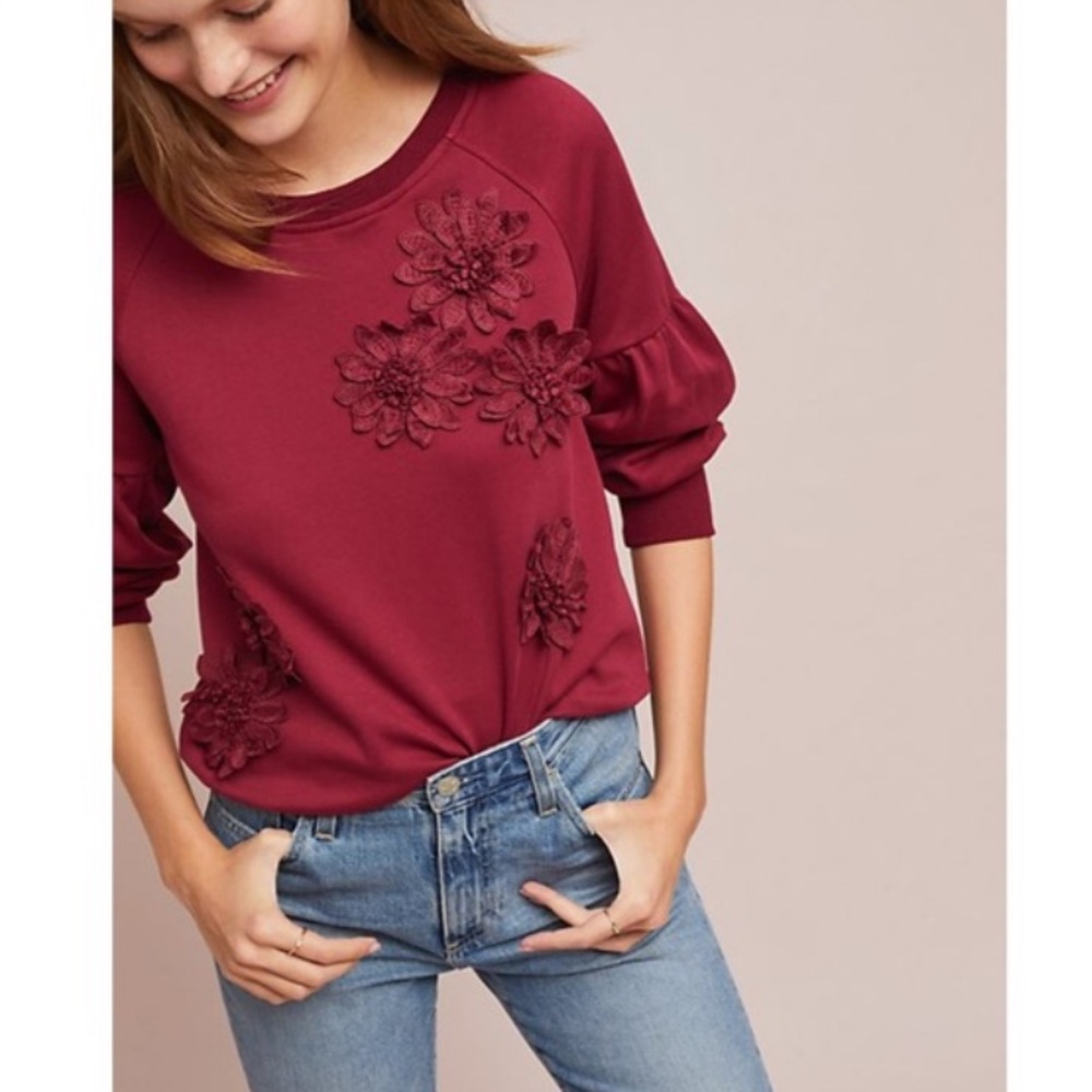 Red sweater from anthro!